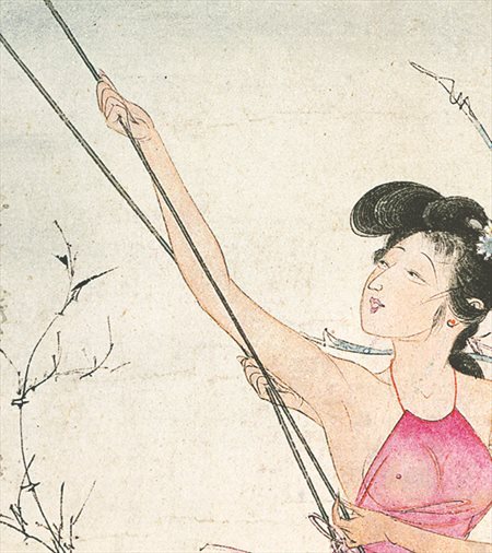 洪江-胡也佛的仕女画和最知名的金瓶梅秘戏图